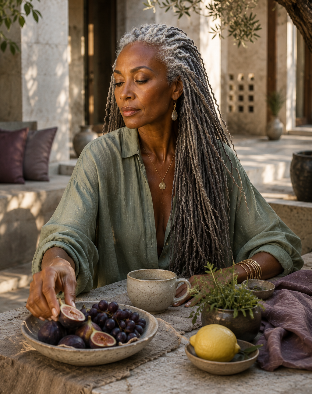 Intentional self-care featured in the RootWise brand story.