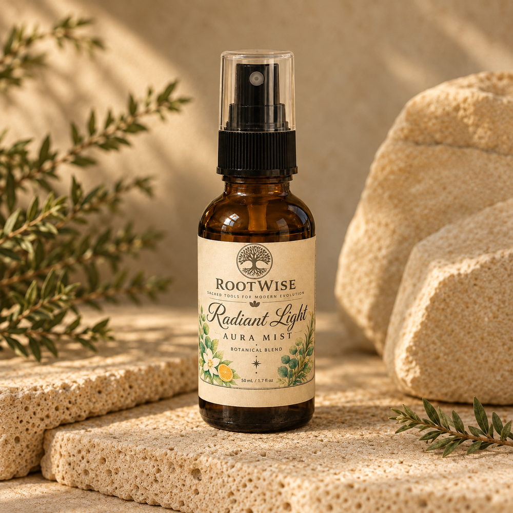 RootWise Radiant Light Aura Mist.