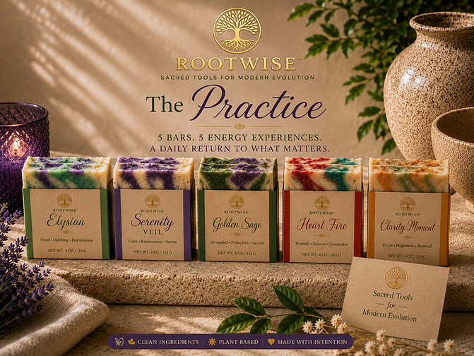 RootWise botanical collection packaging.